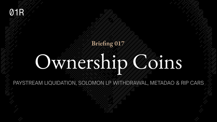 Paystream Decision Market to Liquidate, MetaDAO Proposes Market Making With the Tokens It Earns, and Solomon Seeks to Withdraw Meteora LP Ahead of USDv