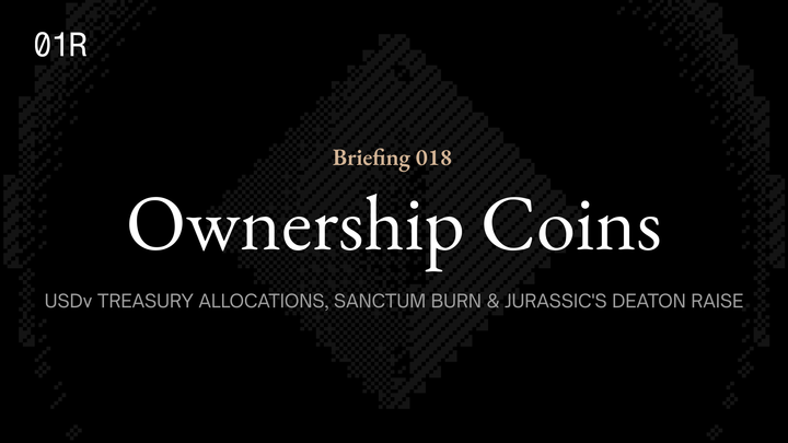 Three Treasuries Approve $680K in USDv Allocations, Sanctum Approves 25% CLOUD Burn, Jurassic Closes $660K Raise